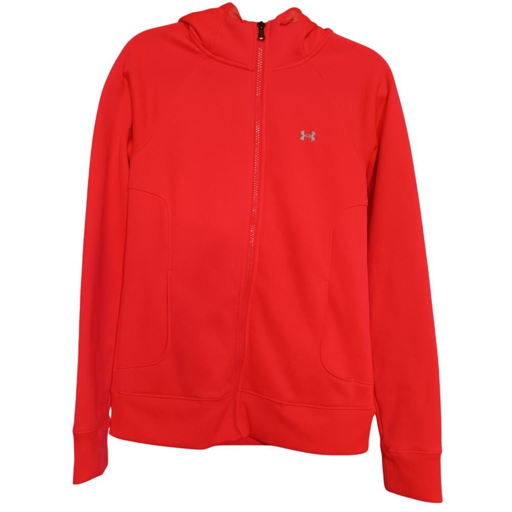 Underarmour Womens Zip up Hooded Jacket Looks Hot Pink Size Small Under Armour